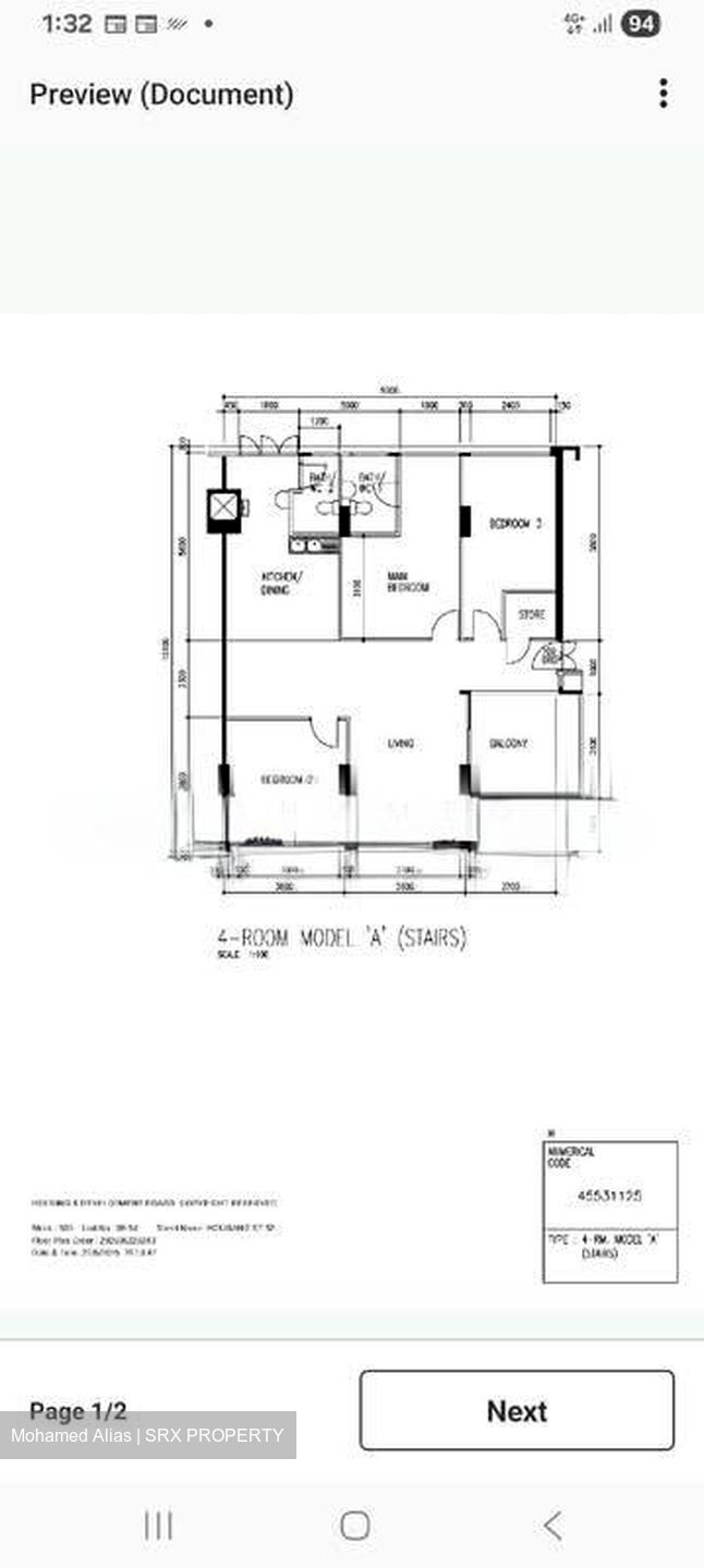 Blk 535 Hougang Street 52 (Hougang), HDB 4 Rooms #585246101